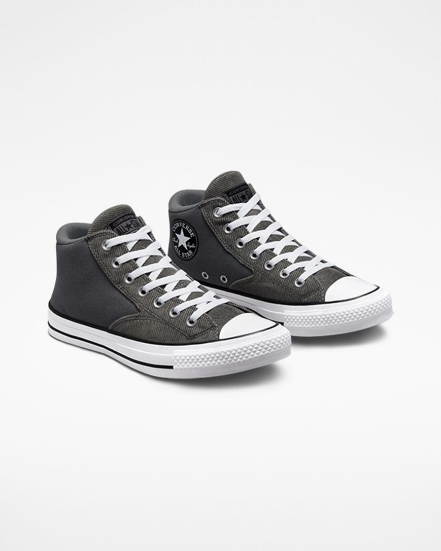 Zapatillas Altas Converse Chuck Taylor All Star Malden Street Workwear Hombre Gris Negras Blancas | PE E540PW